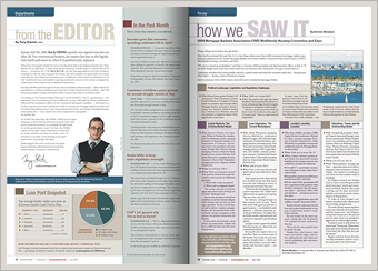 Text-heavy editorial design